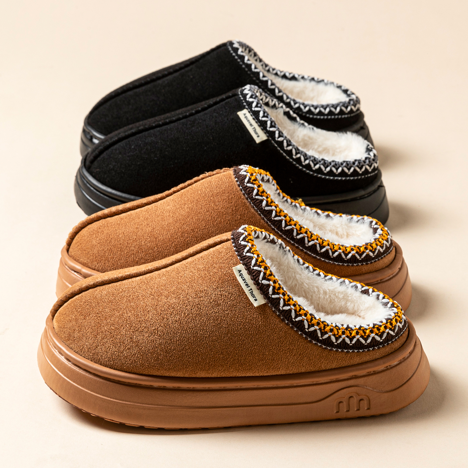 Women Shoes Size To Men - Winter Anti-slip Women's Soft Slipper Boots