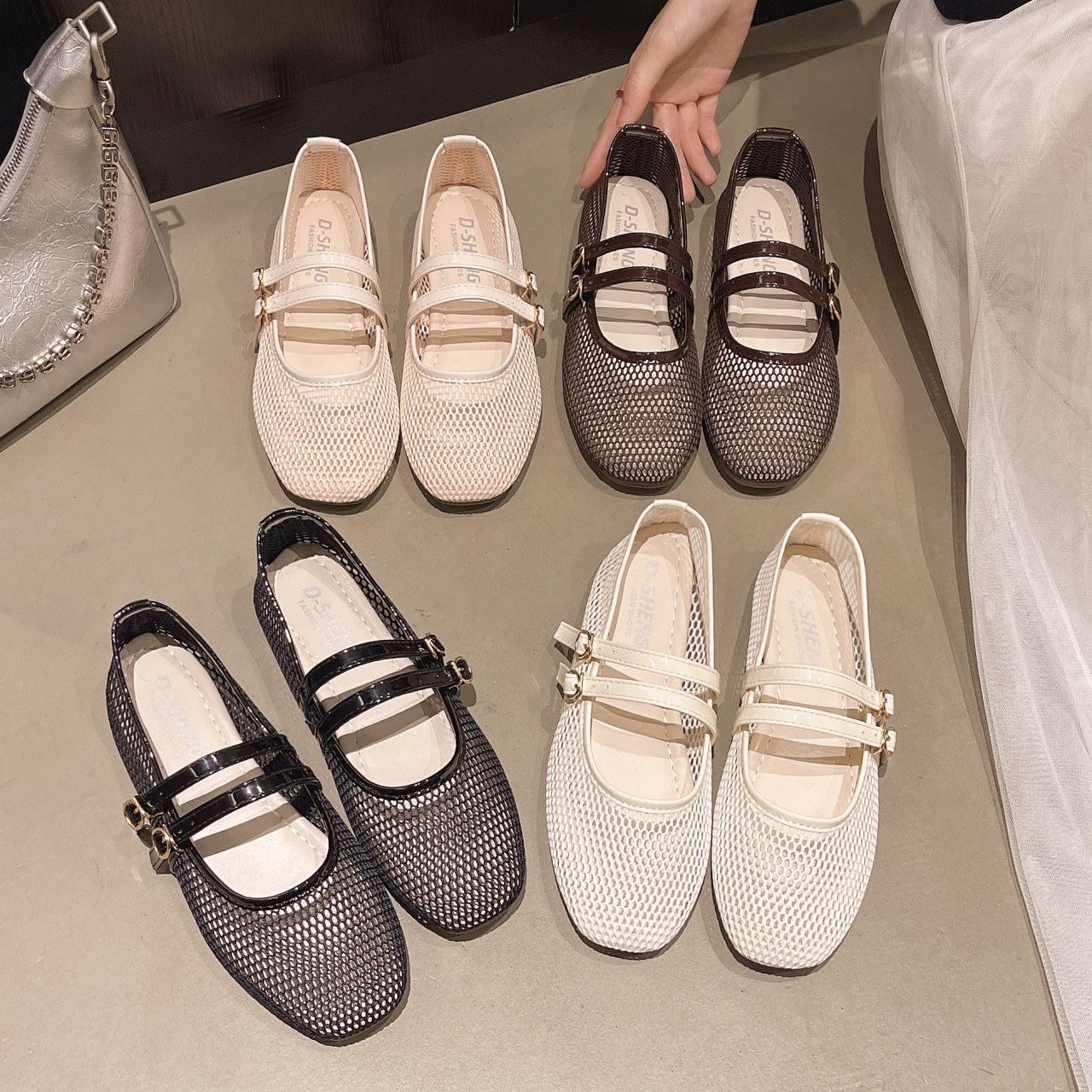 Women Shoes Heels - Breathable Women's Shallow-mouth Single Shoes, 2026