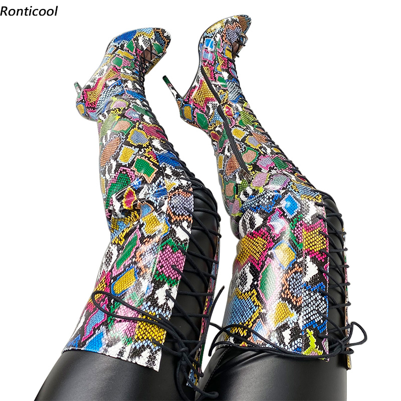 Zip Up Boots Short - Ronticool Handmade Women Summer Over The