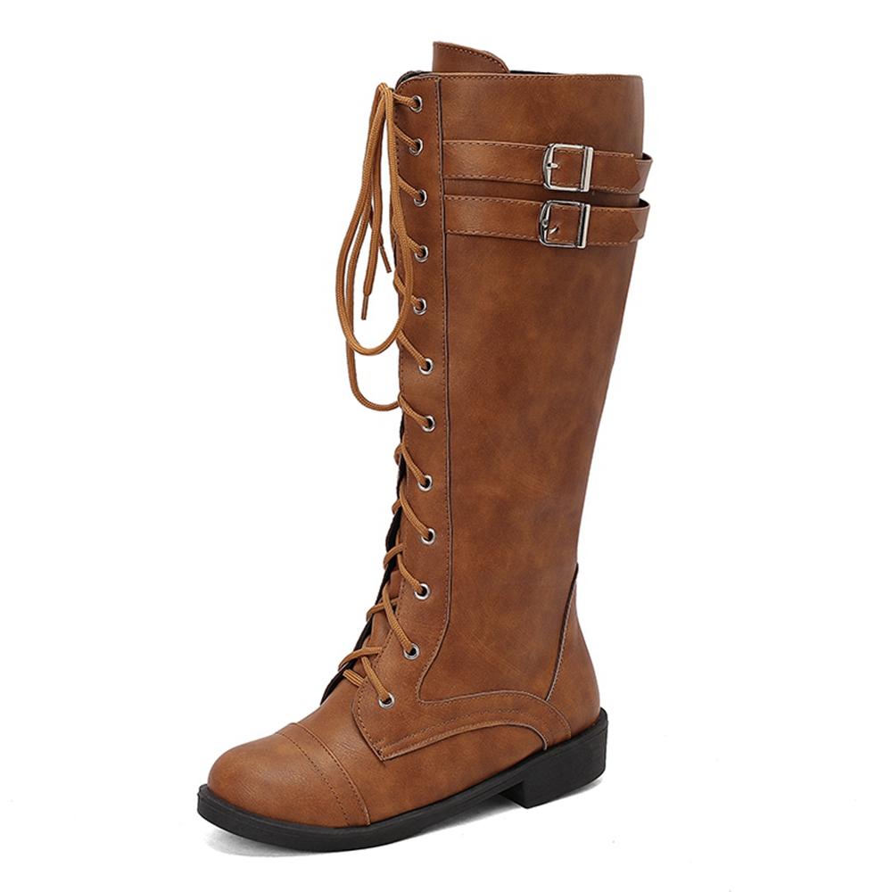 Zip Up Boots Short - BLXQPYT Knee High Boots Women Autumn