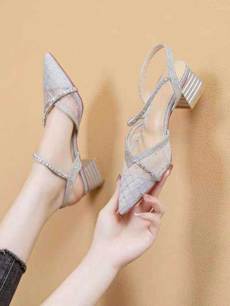 French Style Rhinestone Mesh P - Women Shoes Formal recensie en prijs