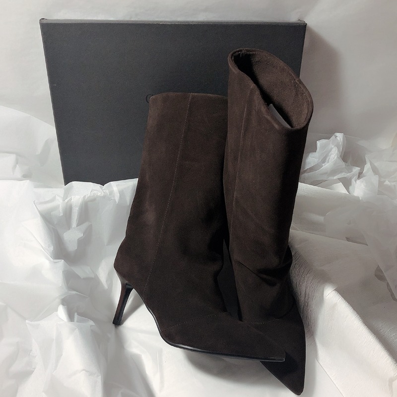 2025 New Luxury Suede Winter S - High Knee Heel Boots recensie en prijs