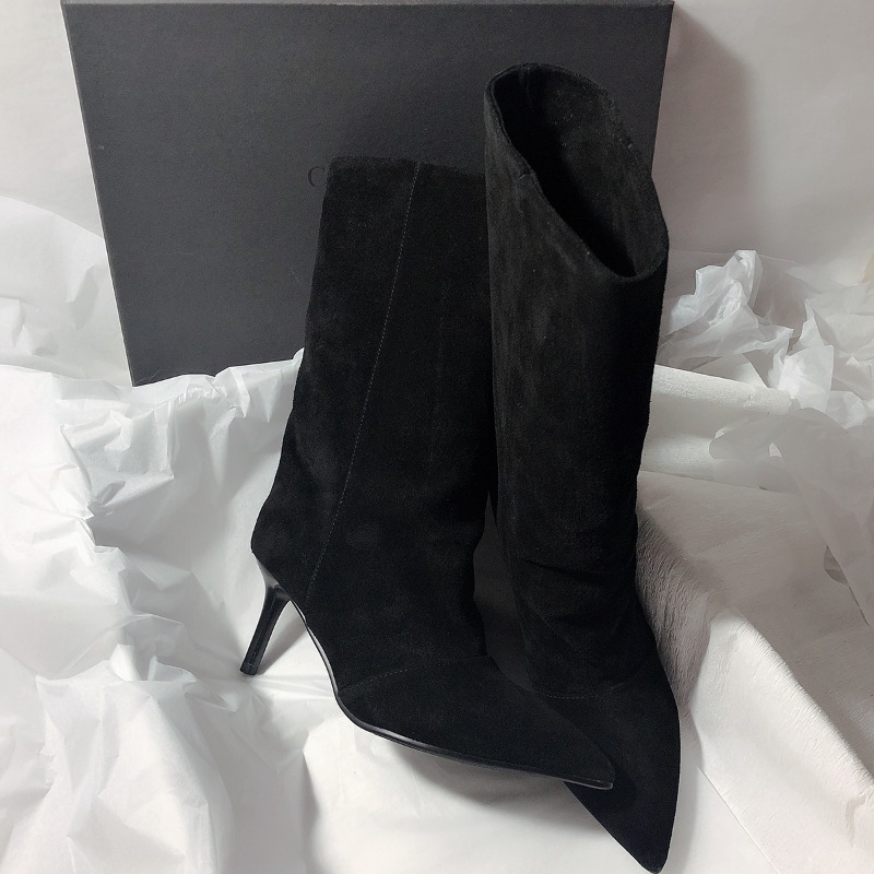 2025 New Luxury Suede Winter S - High Knee Heel Boots recensie en prijs