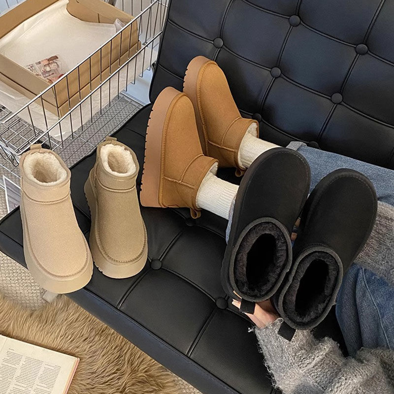 Women's Thick-Soled Snow Boots - Women Shoes Size Chart recensie en prijs