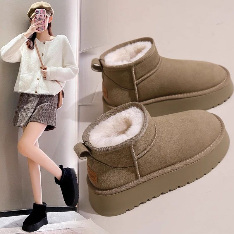Women's Thick-Soled Snow Boots - Women Shoes Size Chart recensie en prijs