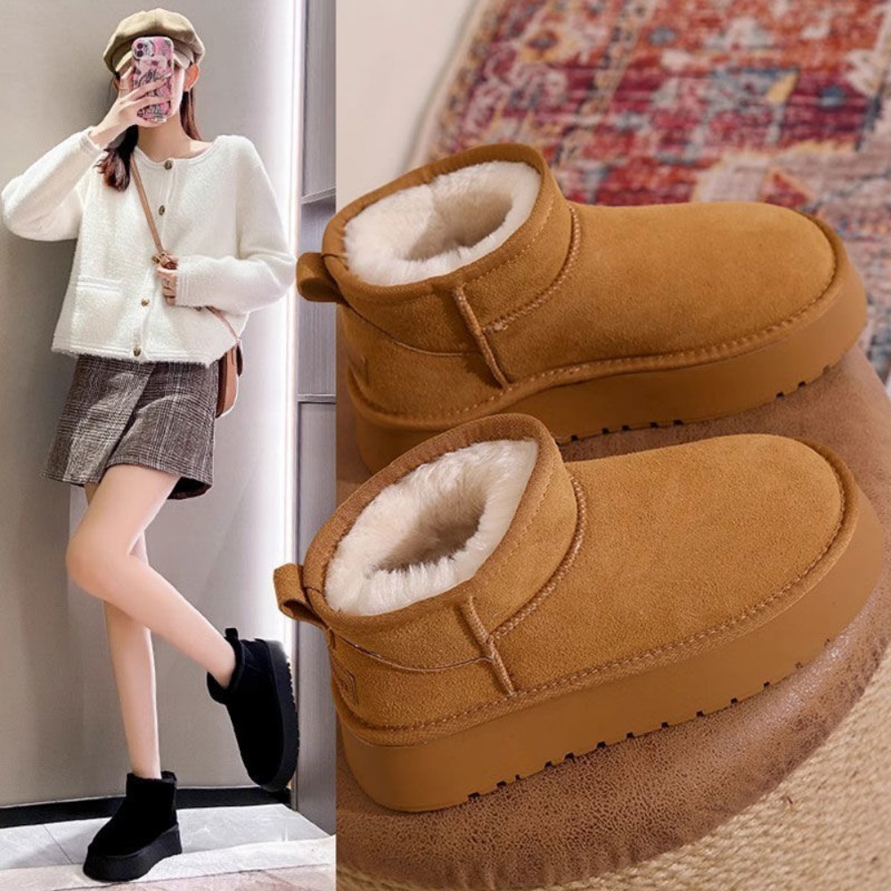 Women's Thick-Soled Snow Boots - Women Shoes Size Chart recensie en prijs