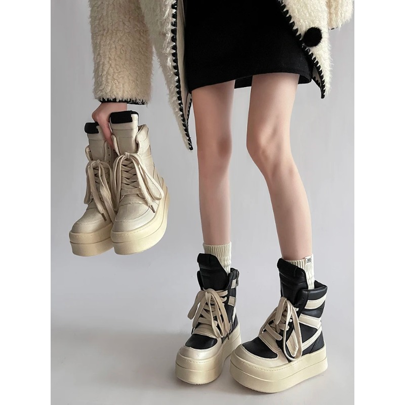 Thick Sole Ankle Boots Design  - Women Shoes Size Chart recensie en prijs