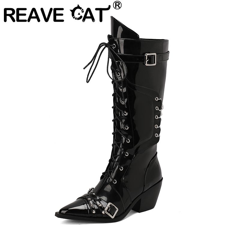 REAVE CAT Boots Women Pointed  - Zip Up Boots Short recensie en prijs