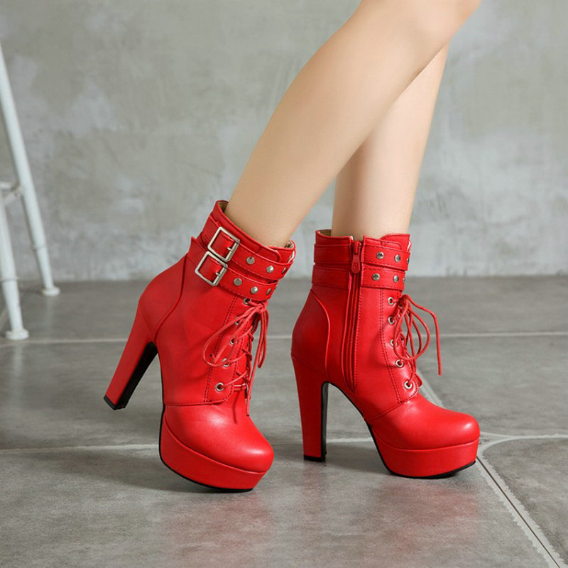 Winter Fur Lined Yellow Red Wo - Women Shoes For Big Feet recensie en prijs