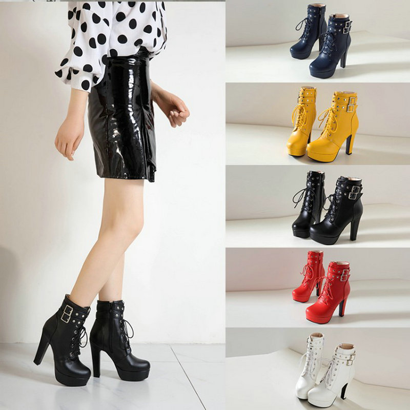 Winter Fur Lined Yellow Red Wo - Women Shoes For Big Feet recensie en prijs