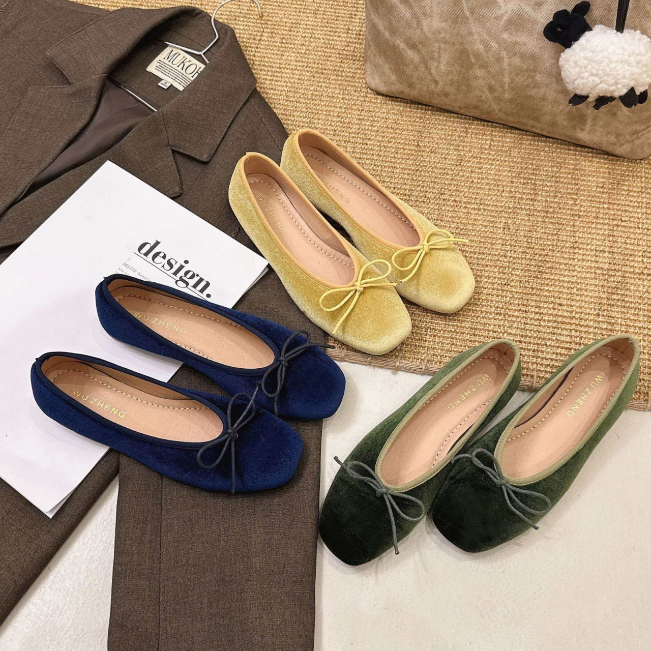 French-style high-end velvet b - Women Shoes With Heels recensie en prijs