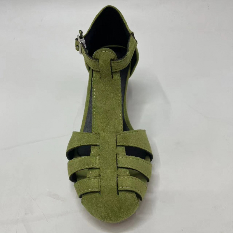 Women's Green Suede Kitten Hee - Women Shoes Us To Eu recensie en prijs