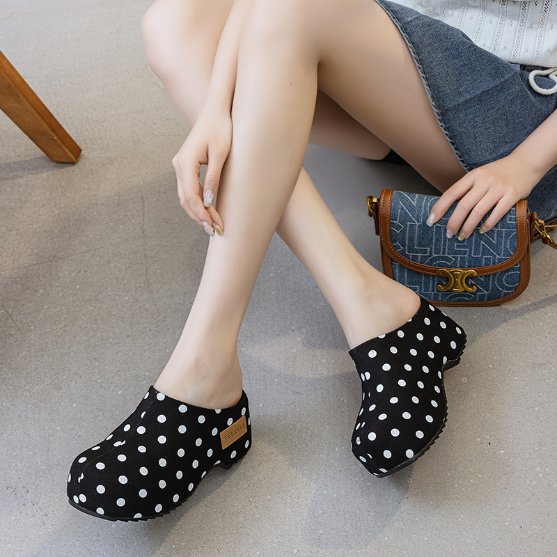 7cm Summer Black and White Pol - Women Shoes Size Chart recensie en prijs