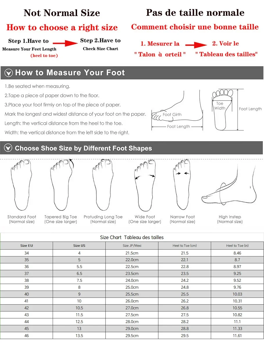 【Measure Your Feet Length Befo - Women Shoes For Big Feet recensie en prijs