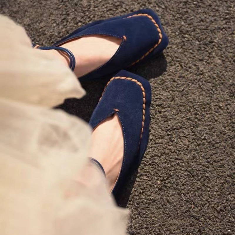 Retro Square-toe Shallow-mouth - Women Shoes With Heels recensie en prijs