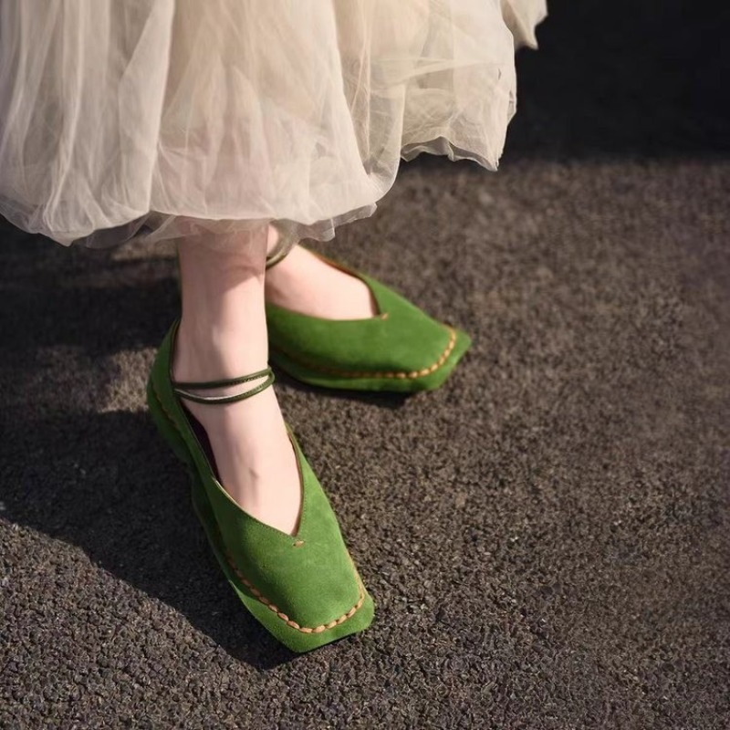 Retro Square-toe Shallow-mouth - Women Shoes With Heels recensie en prijs