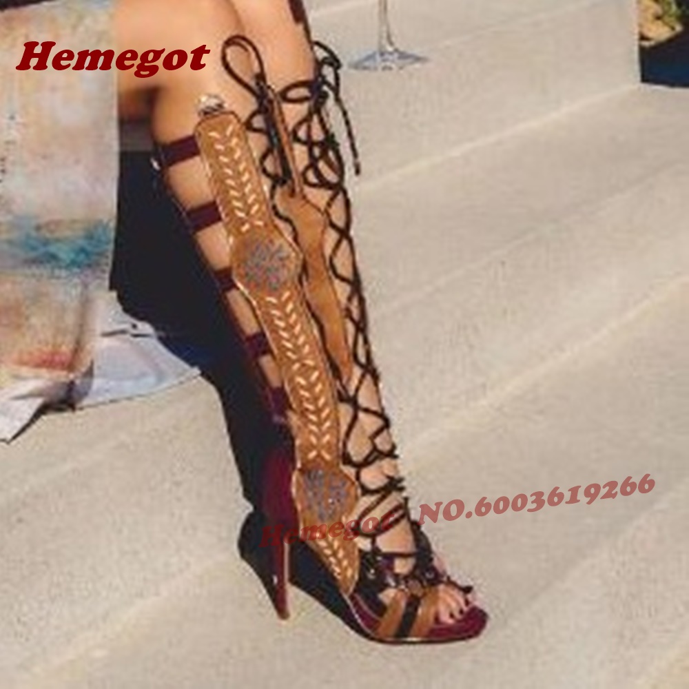 Bohemian Embroidered Gladiator - High Knee Heel Boots recensie en prijs