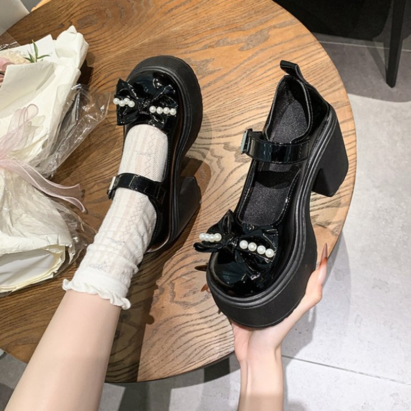 2026 Lolita Shoes Black Super  - Women Shoes With Heels recensie en prijs