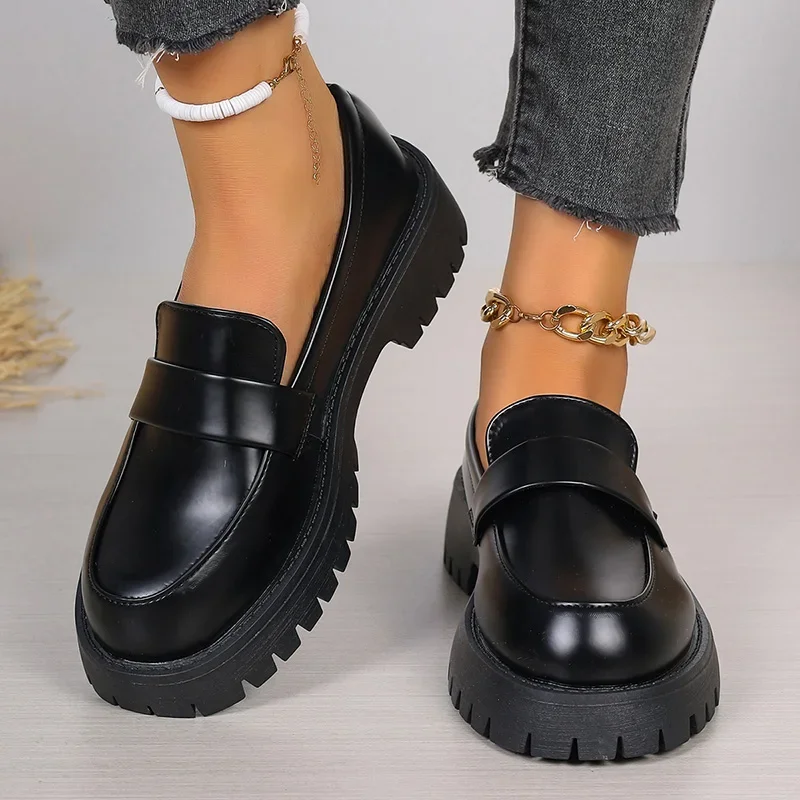 Plus Size 35-43 Black Pu Leath - Women Shoes Japan recensie en prijs