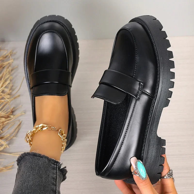 Plus Size 35-43 Black Pu Leath - Women Shoes Japan recensie en prijs