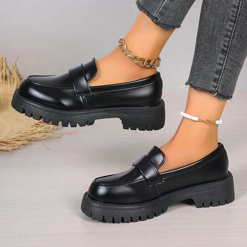 Plus Size 35-43 Black Pu Leath - Women Shoes Japan recensie en prijs