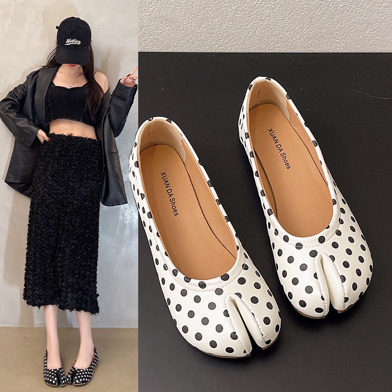 Women Split Toe Flats Polka Do - Women'S Shoes For Standing All Day recensie en prijs