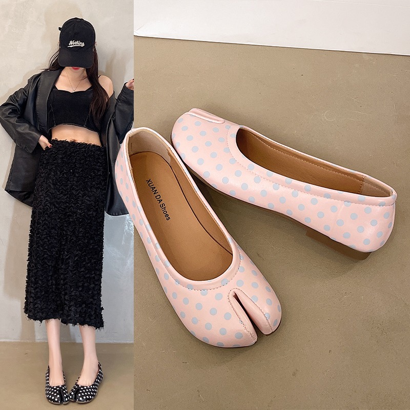 Women Split Toe Flats Polka Do - Women'S Shoes For Standing All Day recensie en prijs