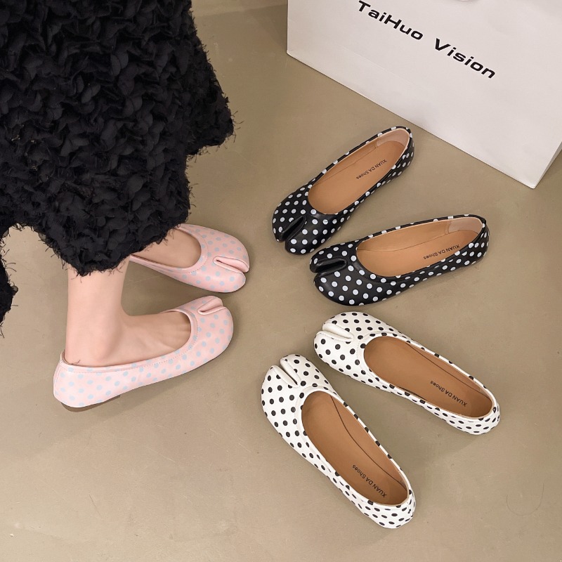 Women Split Toe Flats Polka Do - Women'S Shoes For Standing All Day recensie en prijs