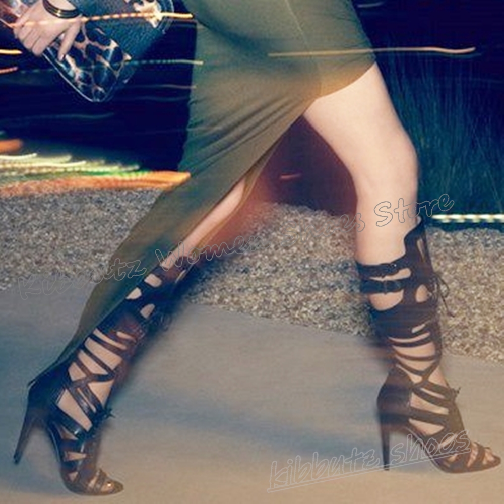 Sneaker Boot Knee High Lace-Up - High Knee Heel Boots recensie en prijs
