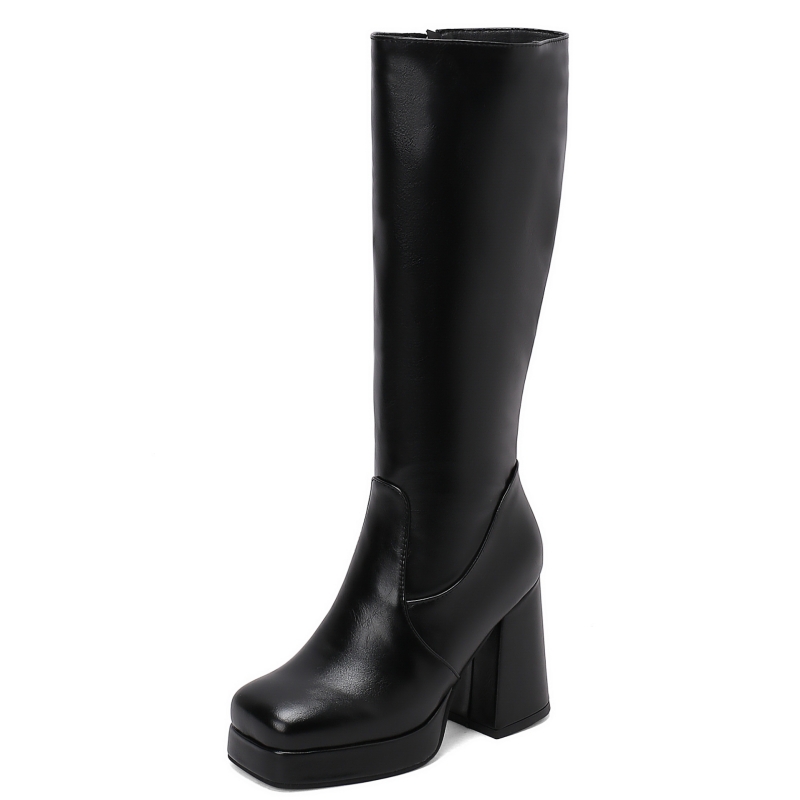 White Knee High Boots Women Pl - Zip Up Boots Short recensie en prijs