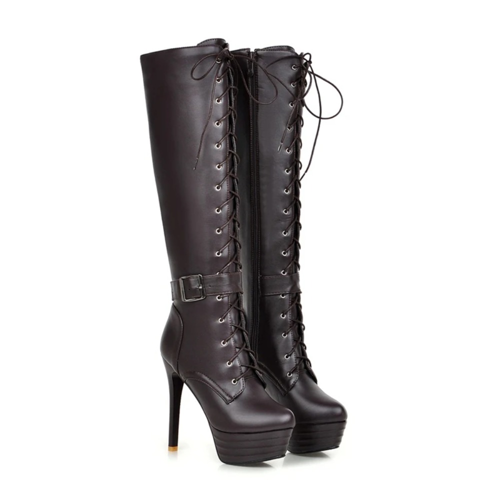 Knee High Boots Womens Botas M - Zip Up Boots Short recensie en prijs