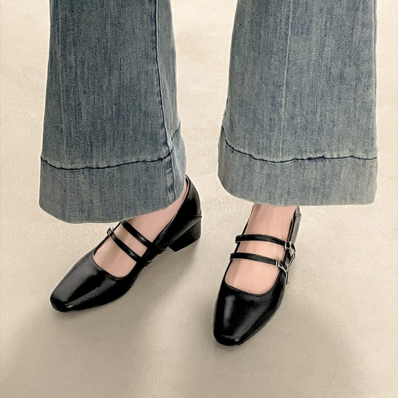 Square Toe Low Heel Women Silv - Women Shoes With Heels recensie en prijs