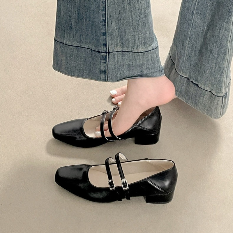 Square Toe Low Heel Women Silv - Women Shoes With Heels recensie en prijs