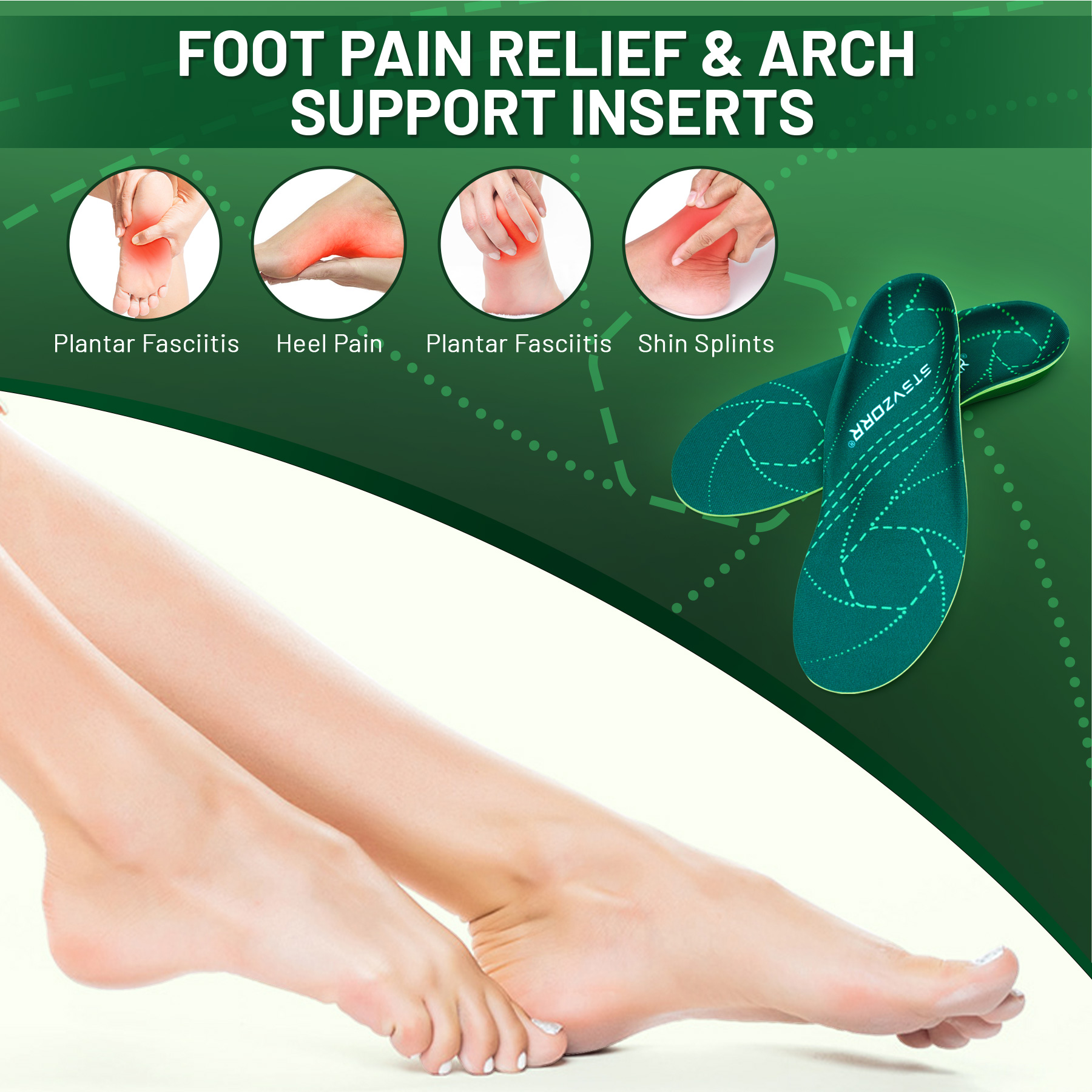Plantar Fasciitis Relief Ortho - Women'S Shoes High Arch Support recensie en prijs