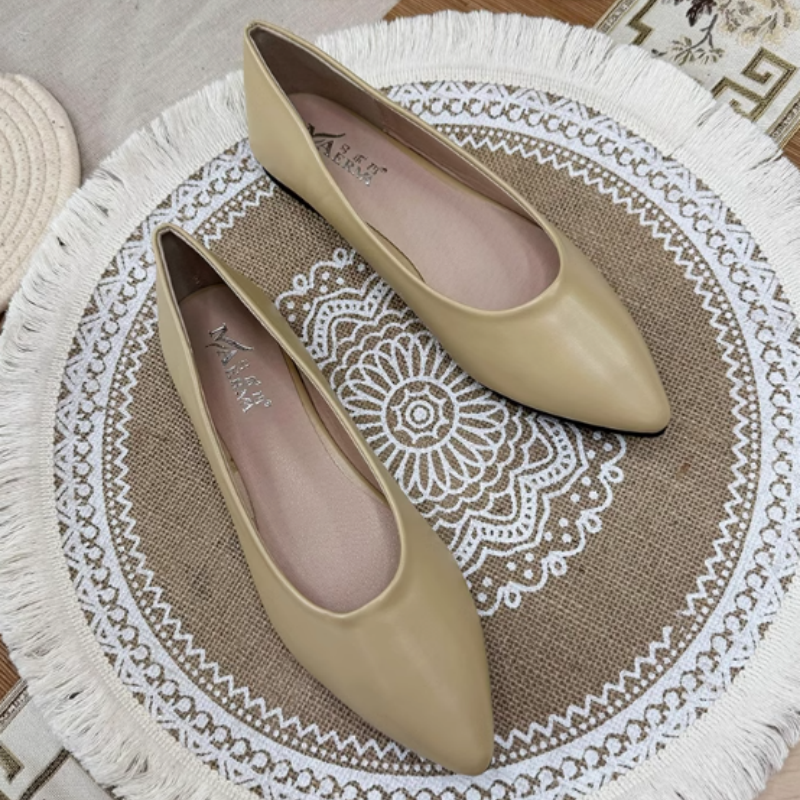 Women Simple Flats Pointed Tol - Women Shoes For Big Feet recensie en prijs