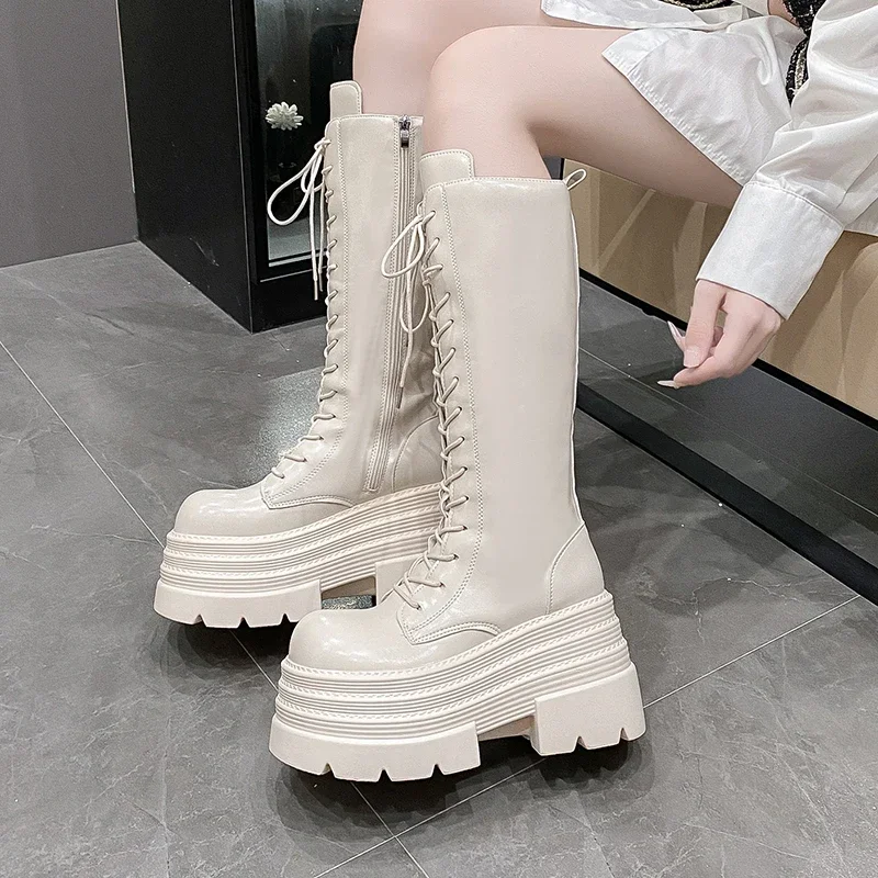 10CM New Women's Roman Long Bo - High Knee Heel Boots recensie en prijs