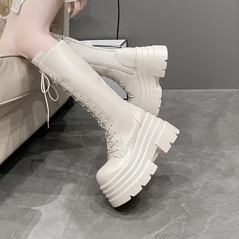 10CM New Women's Roman Long Bo - High Knee Heel Boots recensie en prijs