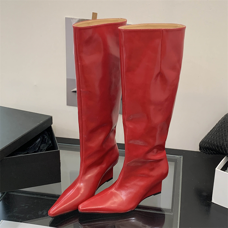 Aneikeh New Design Wedges Heel - High Knee Heel Boots recensie en prijs