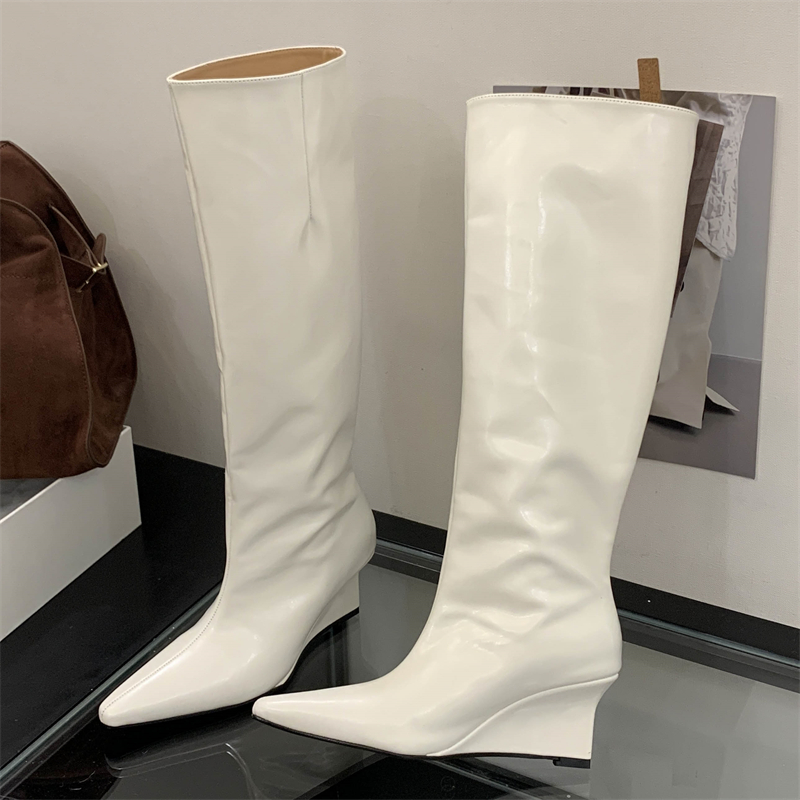 Aneikeh New Design Wedges Heel - High Knee Heel Boots recensie en prijs