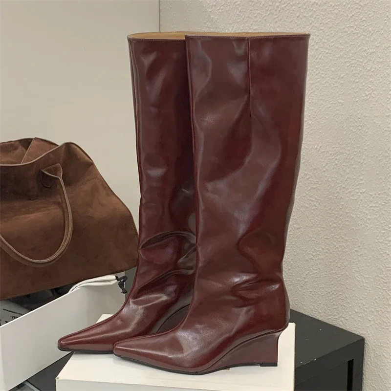 Aneikeh New Design Wedges Heel - High Knee Heel Boots recensie en prijs