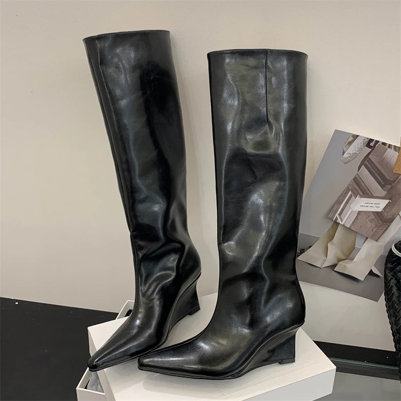 Aneikeh New Design Wedges Heel - High Knee Heel Boots recensie en prijs