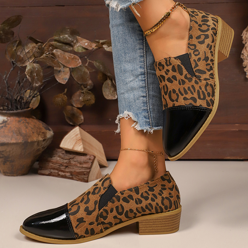 Leopard Printed Women's Low He - Women Shoes With Heels recensie en prijs