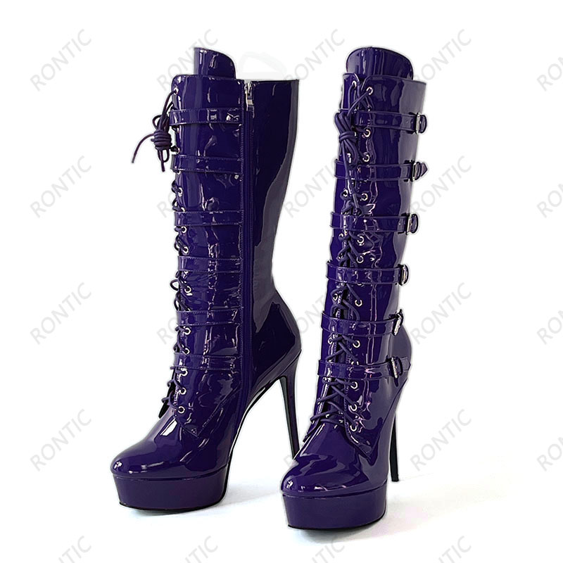 Rontic Women Winter Knee Boots - Zip Up Boots Short recensie en prijs